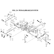 PEDAL(BRAKE)SYSTEM spare parts