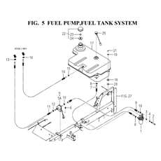 FUEL PUMP,FUEL TANK SYSTEM (1728-105-0100, 1728-111-0100) spare parts