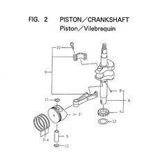 PISTON/CRANKSHAFT spare parts