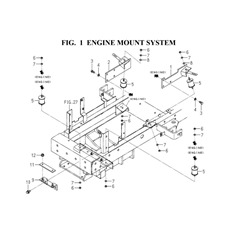 ENGINE MOUNT SYSTEM (1728-101-0100) spare parts