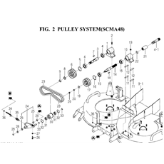 PULLEY SYSTEM (SCMA48)(8663-201A-0100) spare parts