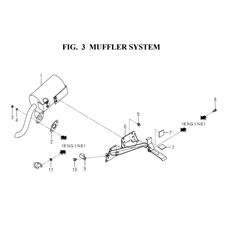 MUFFLER SYSTEM (1739-103-0100) spare parts