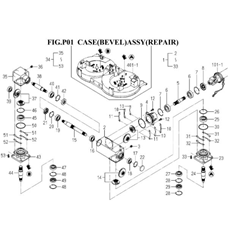 CASE(BEVEL)ASSY(REPAIR) spare parts