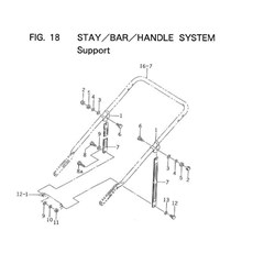 STAY/BAR/HANDLE SYSTEM spare parts