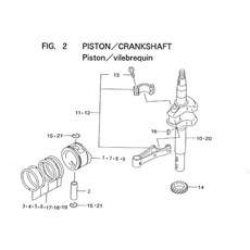 PISTON/CRANKSHAFT spare parts