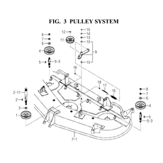 PULLEY SYSTEM(8654-202D-0100) spare parts