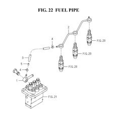 FUEL PIPE(6005-550B-0100) spare parts