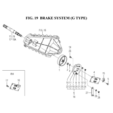 BRAKE SYSTEM (G TYPE)(1728-310-0100) spare parts