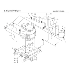 ENGINE (1) ENGINE spare parts