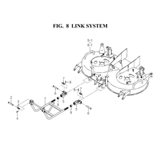 LINK SYTEM(8663-608-0100) spare parts