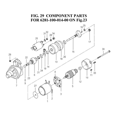 COMPONENT PARTS FOR (6281-100-014-00 ON FIG.23) spare parts