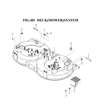 DECK (MOWER) SYSTEM spare parts