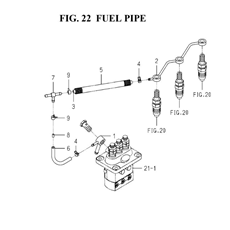 FUEL PIPE (6004-550M-0100) spare parts