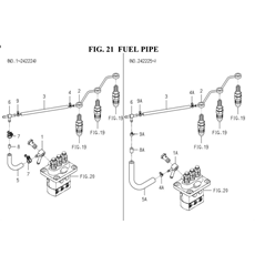 FUEL PIPE (6004-550H-0100) spare parts