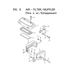 AIR-FILTER/MUFFLER spare parts