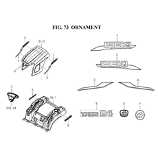 LABEL(CONTROL)(L TYPE EXCEPT J)(1845-902-0100) spare parts