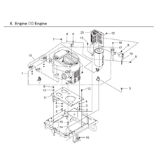 ENGINE (1) ENGINE spare parts