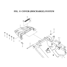 COVER(DISCHARGE)SYSTEM(8655-406B-0100) spare parts