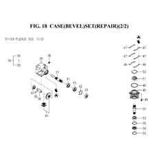 CASE(BEVEL)SET(REPAIR)(2/2)(8663-202Z-0100) spare parts