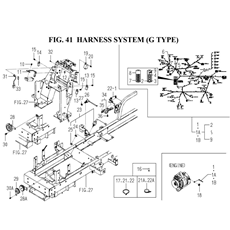 HARNESS SYSTEM (G TYPE)(1728-690A-0100) spare parts