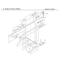 ENGINE (4) HOUR METER spare parts