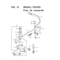 BRAKE/COVER spare parts