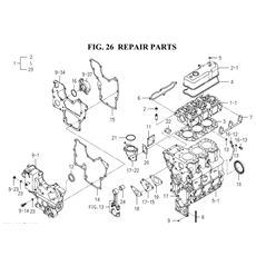 REPAIR PARTS (6004-999I-0100) spare parts