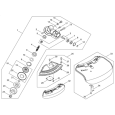 GEAR CASE, SHIELD spare parts