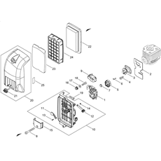 AIR CLEANER, CARBURETOR spare parts