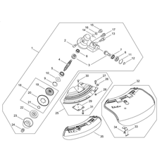 GEAR CASE, SHIELD spare parts