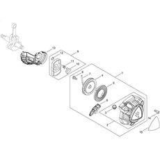 RECOIL STARTER, PULLEY spare parts