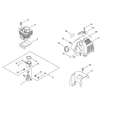 CYLINDER, PISTON, CRANKSHAFT spare parts