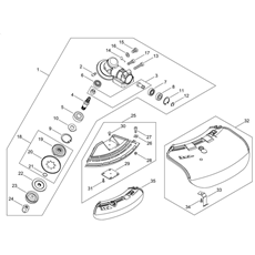 GEAR CASE, SHIELD spare parts