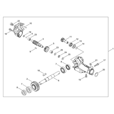 GEAR CASE spare parts