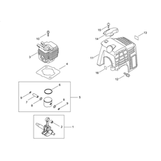 CYLINDER, PISTON, CRANKSHAFT spare parts