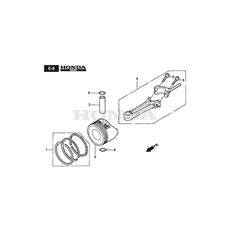 PISTON/CONNECTING ROD spare parts