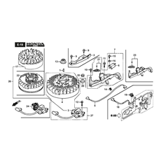 FLYWHEEL - GCV160AO 54 LE SD spare parts