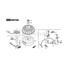 FLYWHEEL - GCV160AO S4 GB SD spare parts