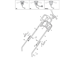 HANDLE, UPPER PART spare parts