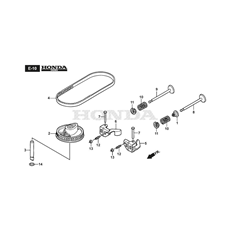 CAM PULLEY spare parts