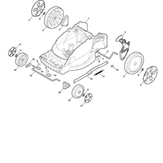 DECK AND HEIGHT ADJUSTING spare parts