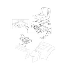 SEAT & STEERING WHEEL spare parts