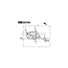 RECOIL STARTER - GCV190A S4-LE-SD spare parts