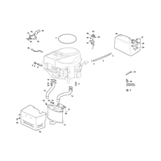 ENGINE - STIGA 17-19-21HP spare parts