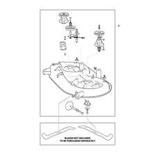 CUTTING DECK ASSY-SD98 spare parts