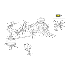 TT TRANSMISSION WITH OGURA ELECTROMAGNETIC CLUTCH spare parts