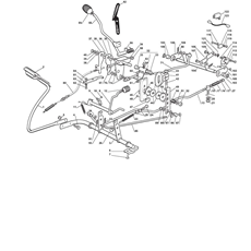 BRAKE AND GEARBOX CONTROLS - HYDROGEAR spare parts