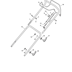 HANDLE, UPPER PART - QUICK RELEASE spare parts