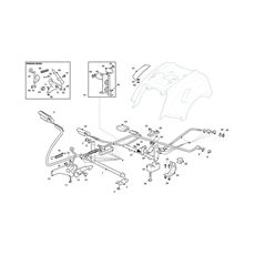 BRAKE AND GEARBOX CONTROLS - HYDROGEAR spare parts