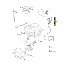 ENGINE -STIGA 17-19-21HP spare parts